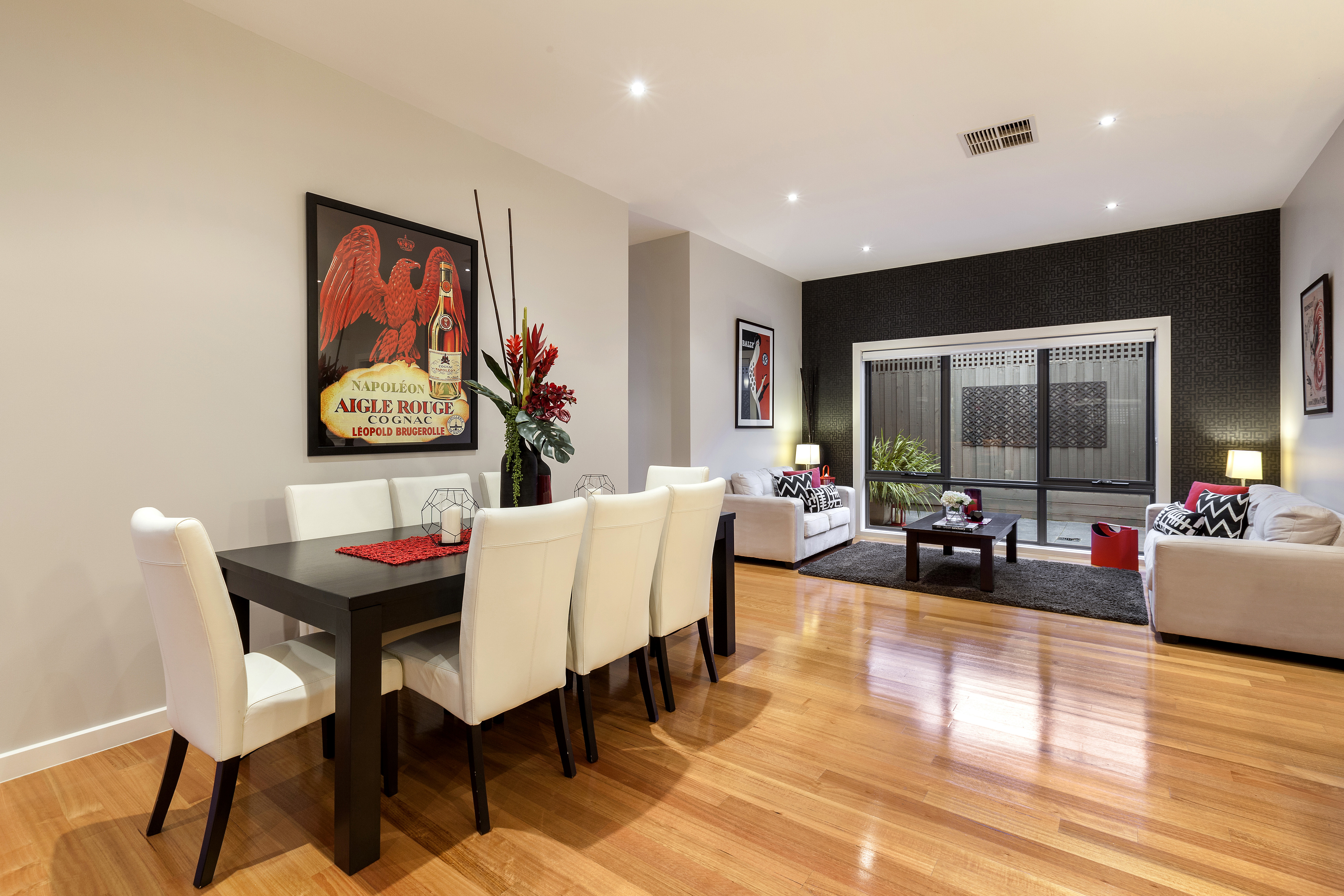 Nunawading dining and living room