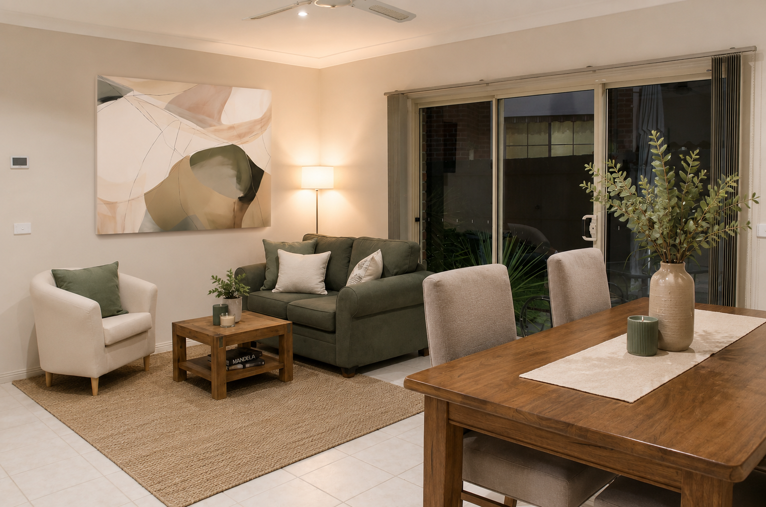 Rowville living and dining room