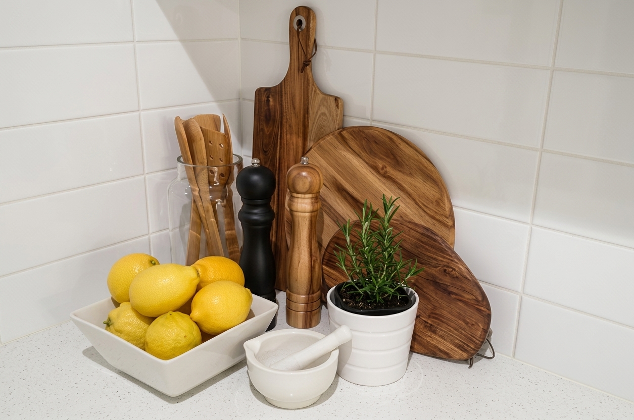 Kitchen styling detail