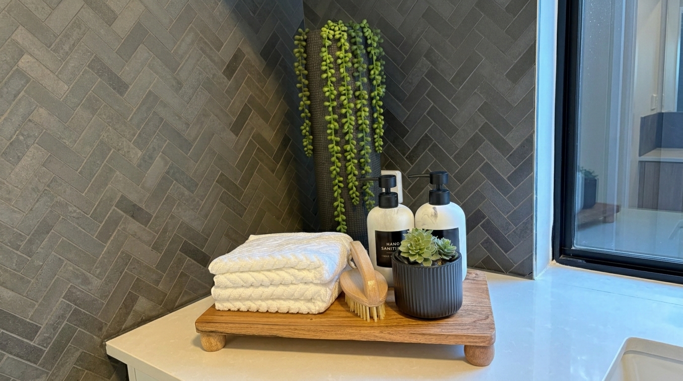 Bathroom styling detail
